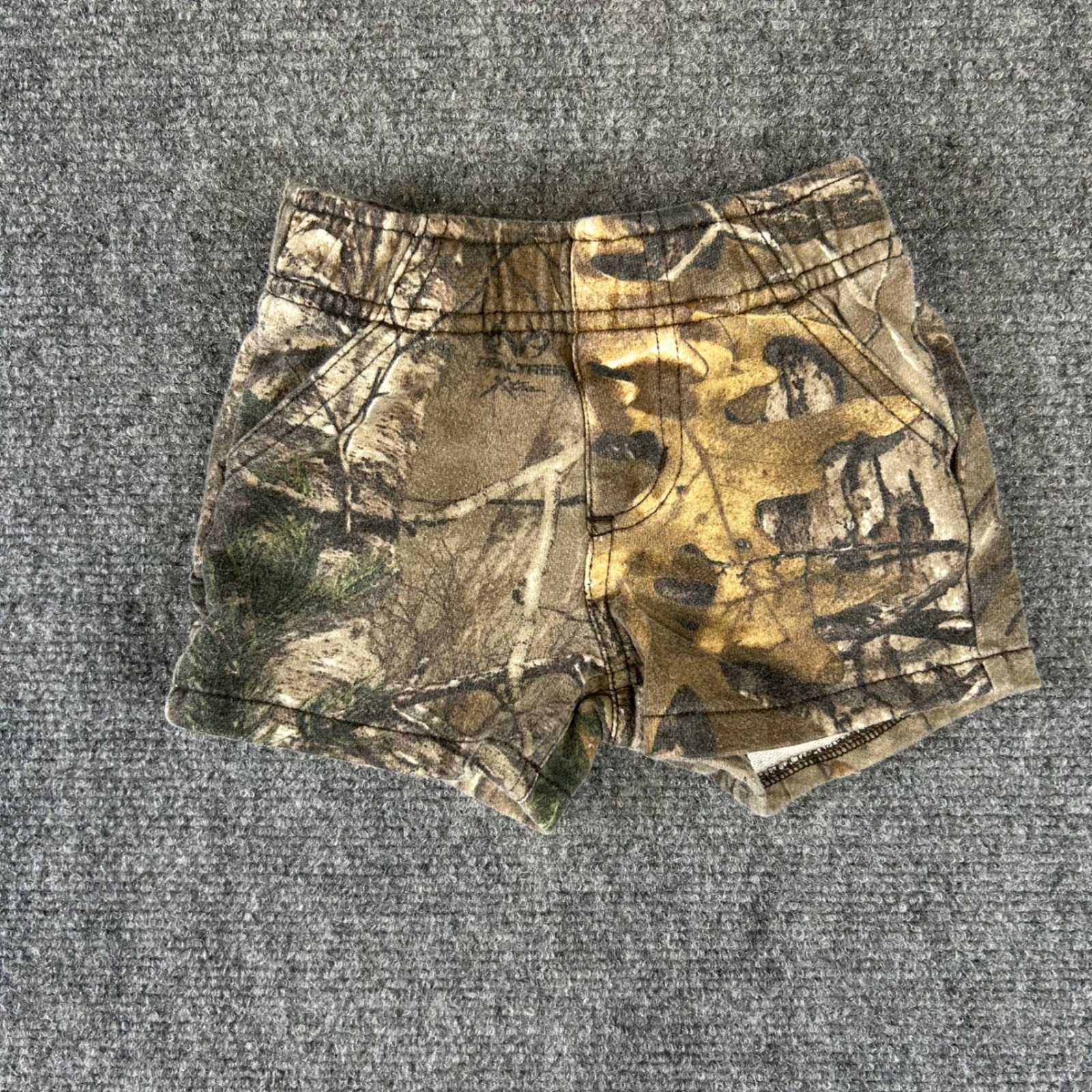 Carhartt Baby Boys Realtree Xtra Camo Fleece Shorts 9m Brown Camouflage
